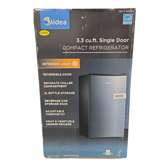 Midea Compact Refrigerator, 3.3 cu ft (ID G012346) - available at Alpine Outlets in Denver