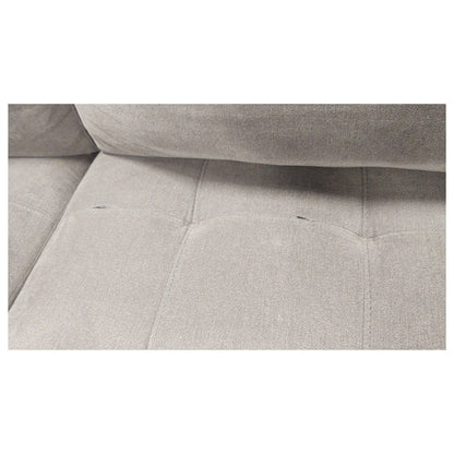 Miles Fabric Sectional with Ottoman - Alpine Outlets