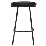 Minimalist Mango Wood Backless Counter Stool Set of 2 - Stools available at Alpine Outlets in Denver