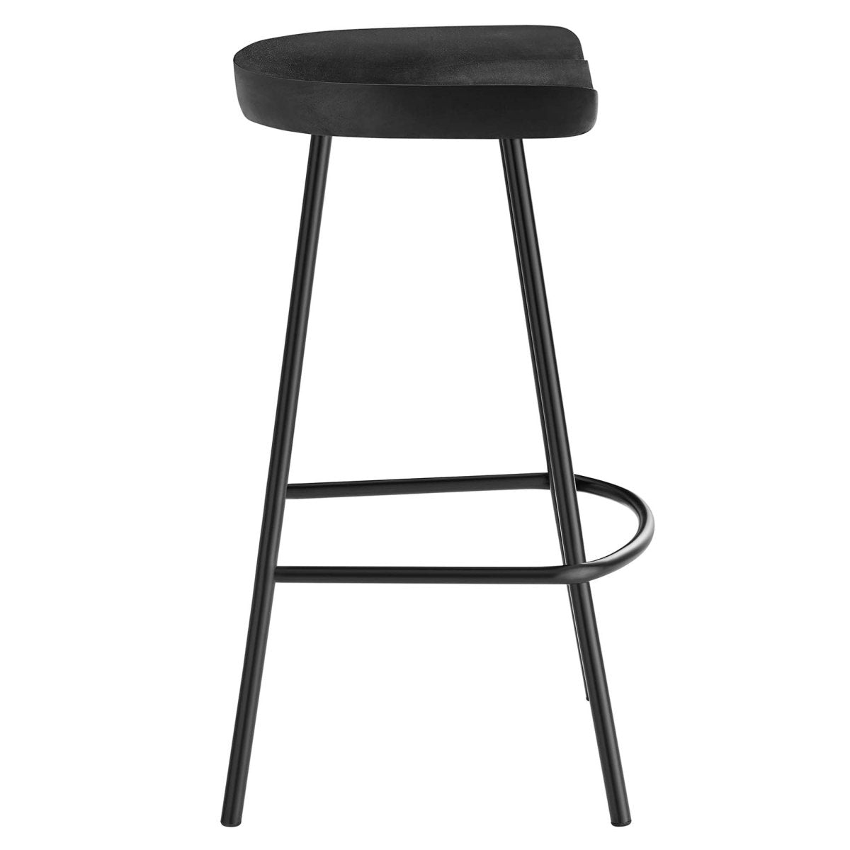 Minimalist Mango Wood Backless Counter Stool Set of 2 - Stools available at Alpine Outlets in Denver
