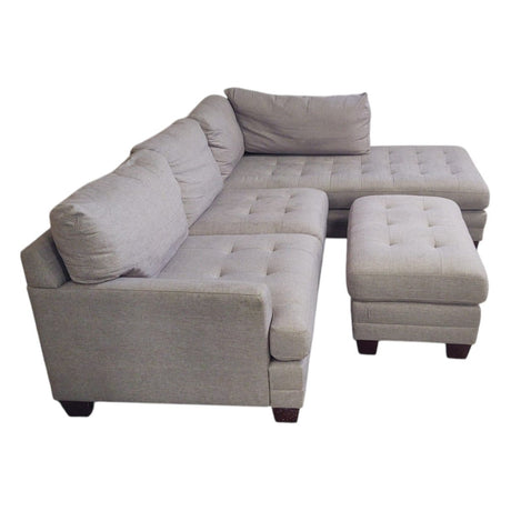 Mitch Fabric Sectional with Ottoman (ID G035987) - Living Room Furniture available at Alpine Outlets in Denver