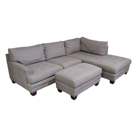 Mitch Fabric Sectional with Ottoman (ID G035987) - Living Room Furniture available at Alpine Outlets in Denver