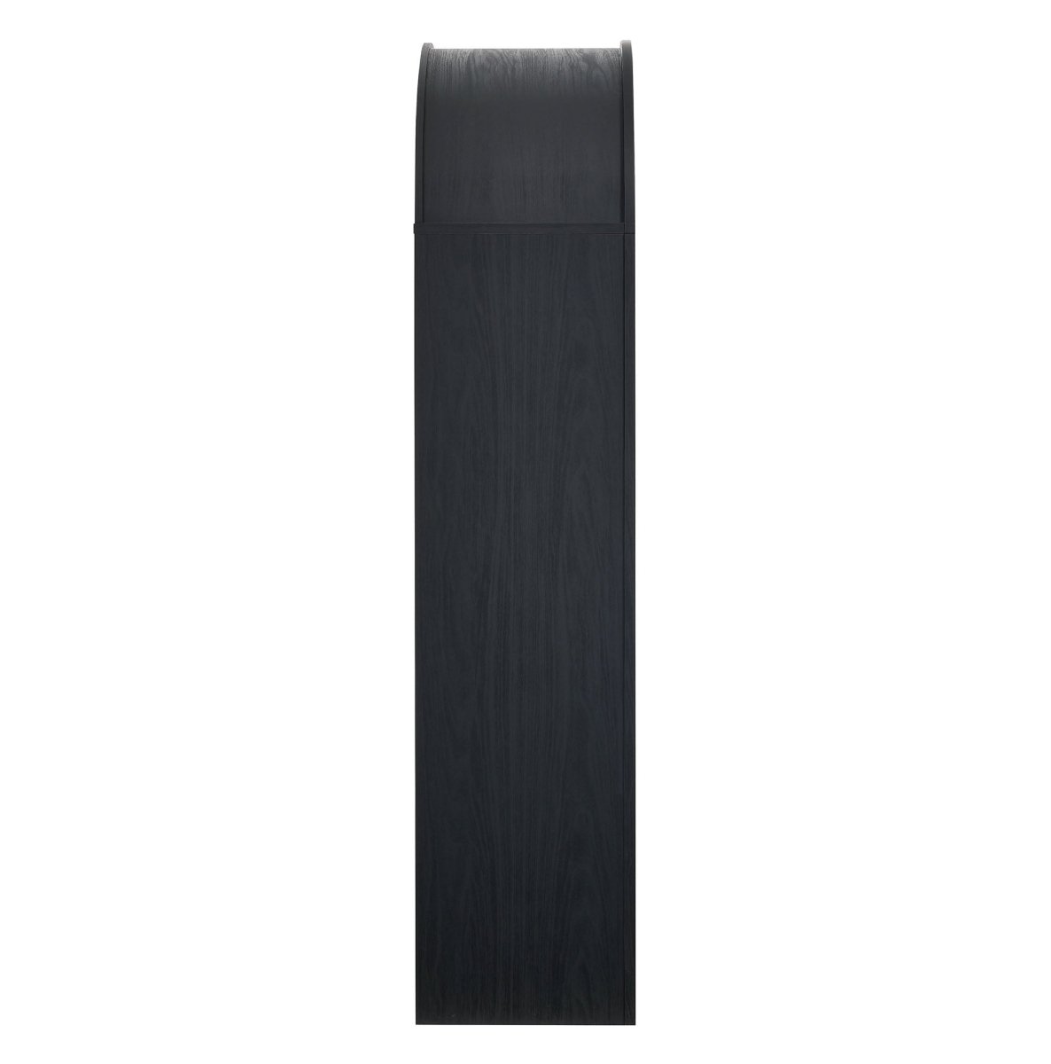 Modern Arched 5 - Tier Bookcase in Black - Bookcases available at Alpine Outlets in Denver
