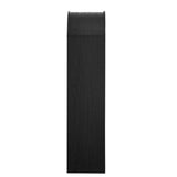 Modern Arched 5 - Tier Bookcase in Black - Bookcases available at Alpine Outlets in Denver