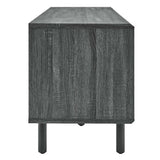 Modern TV and Vinyl Record Stand with Mesh Sliding Doors 67 Inch - TV Stands available at Alpine Outlets in Denver