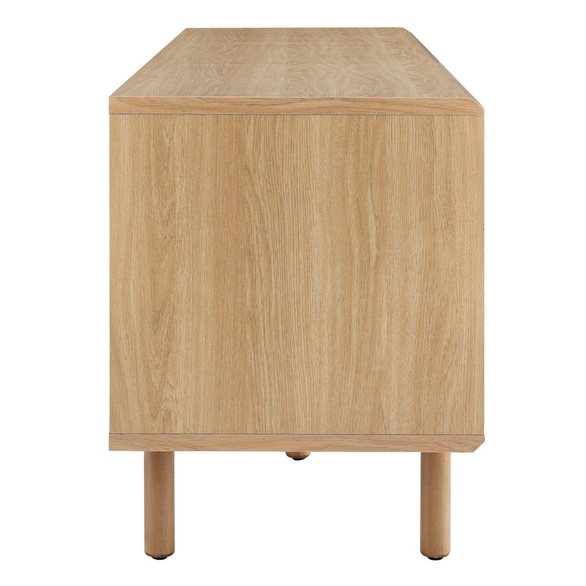 Modern TV and Vinyl Record Stand with Mesh Sliding Doors 67 Inch - TV Stands available at Alpine Outlets in Denver