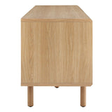 Modern TV and Vinyl Record Stand with Mesh Sliding Doors 67 Inch - TV Stands available at Alpine Outlets in Denver