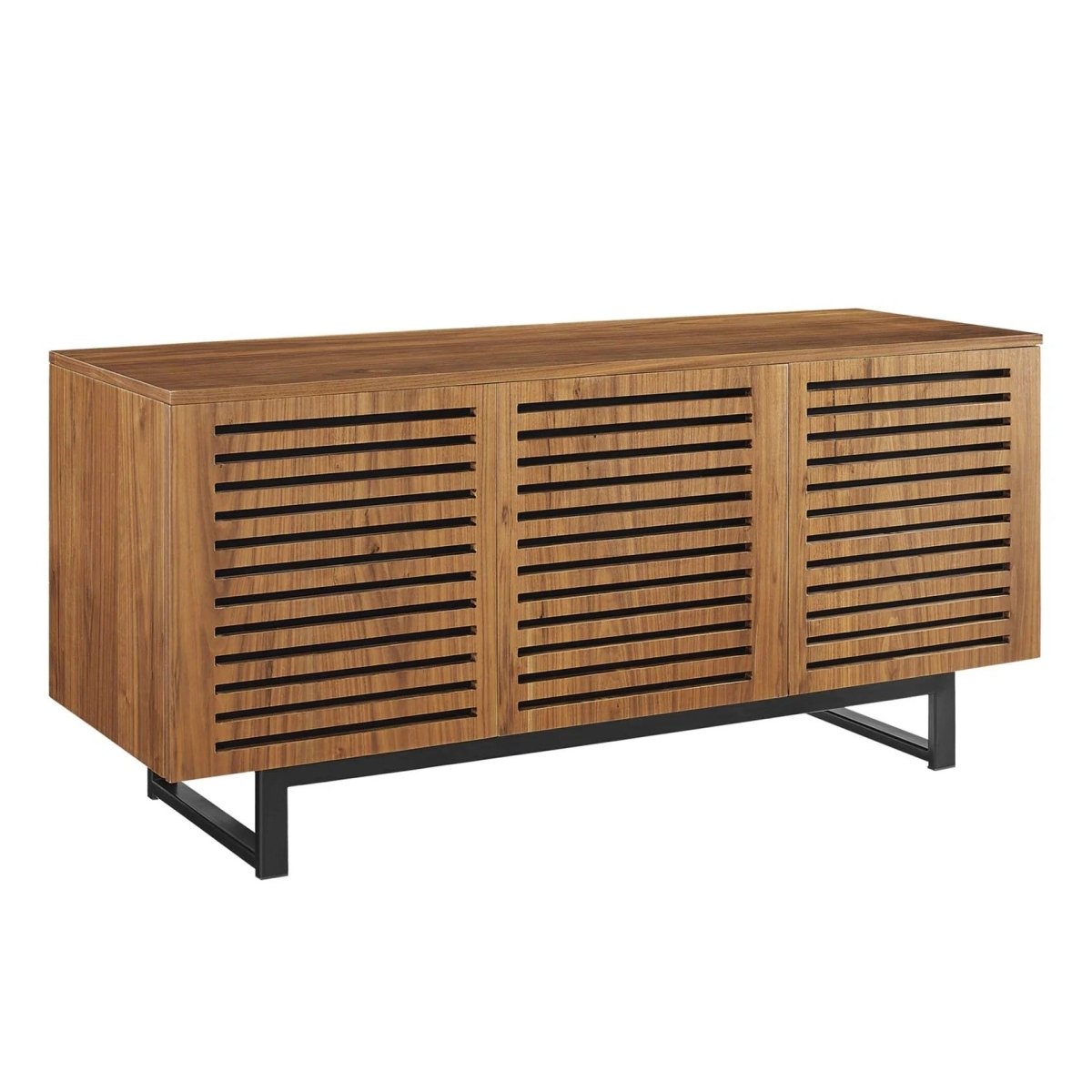 Modern TV Stand with Sliding Doors and Adjustable Shelves 55 Inch - TV Stands available at Alpine Outlets in Denver