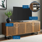 Modern TV Stand with Sliding Doors and Adjustable Shelves 73 Inch - TV Stands available at Alpine Outlets in Denver