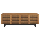 Modern TV Stand with Sliding Doors and Adjustable Shelves 73 Inch - TV Stands available at Alpine Outlets in Denver