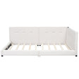 Modern Upholstered Platform Bed With USB Ports And LED Belt - Upholstered Beds available at Alpine Outlets in Denver