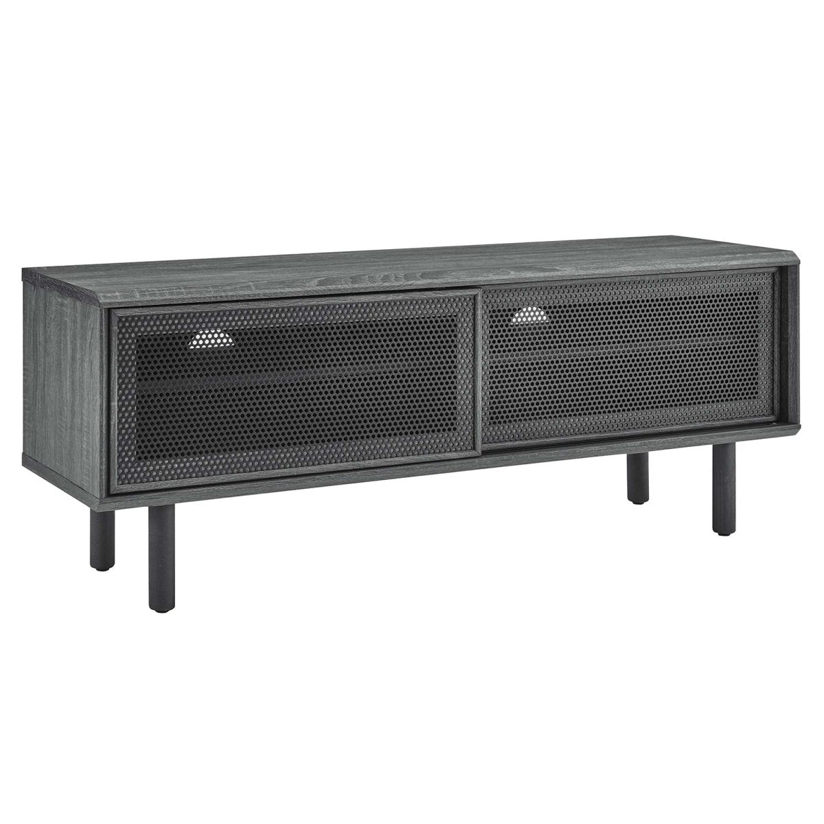 Modern Urban TV Stand with Mesh Sliding Doors 47 Inch - TV Stands available at Alpine Outlets in Denver