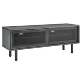 Modern Urban TV Stand with Mesh Sliding Doors 47 Inch - TV Stands available at Alpine Outlets in Denver