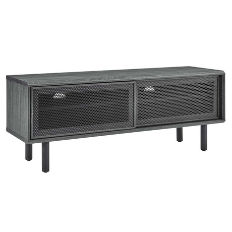 Modern Urban TV Stand with Mesh Sliding Doors 47 Inch - TV Stands available at Alpine Outlets in Denver