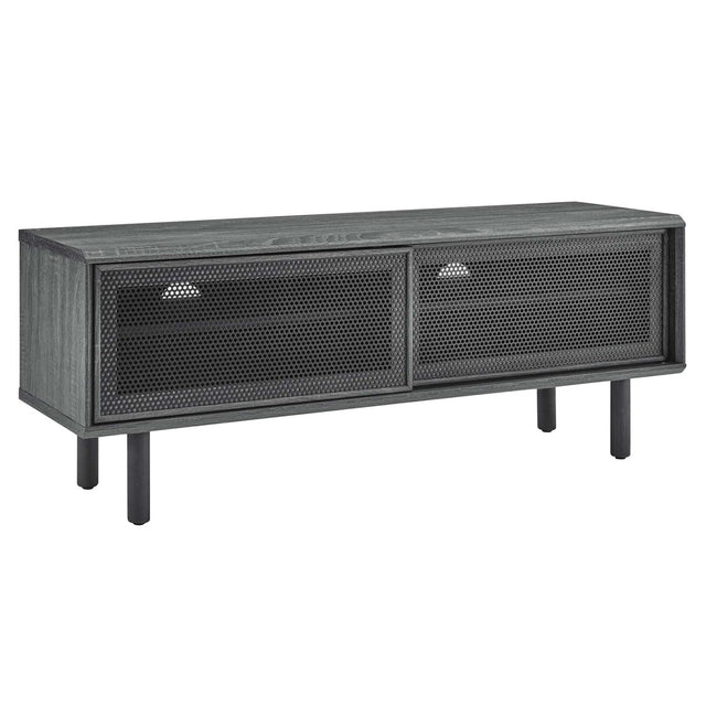 Modern Urban TV Stand with Mesh Sliding Doors 47 Inch - TV Stands available at Alpine Outlets in Denver