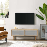 Modern Urban TV Stand with Mesh Sliding Doors 47 Inch - TV Stands available at Alpine Outlets in Denver