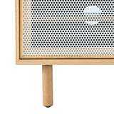 Modern Urban TV Stand with Mesh Sliding Doors 47 Inch - TV Stands available at Alpine Outlets in Denver
