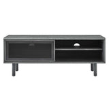 Modern Urban TV Stand with Mesh Sliding Doors 47 Inch - TV Stands available at Alpine Outlets in Denver