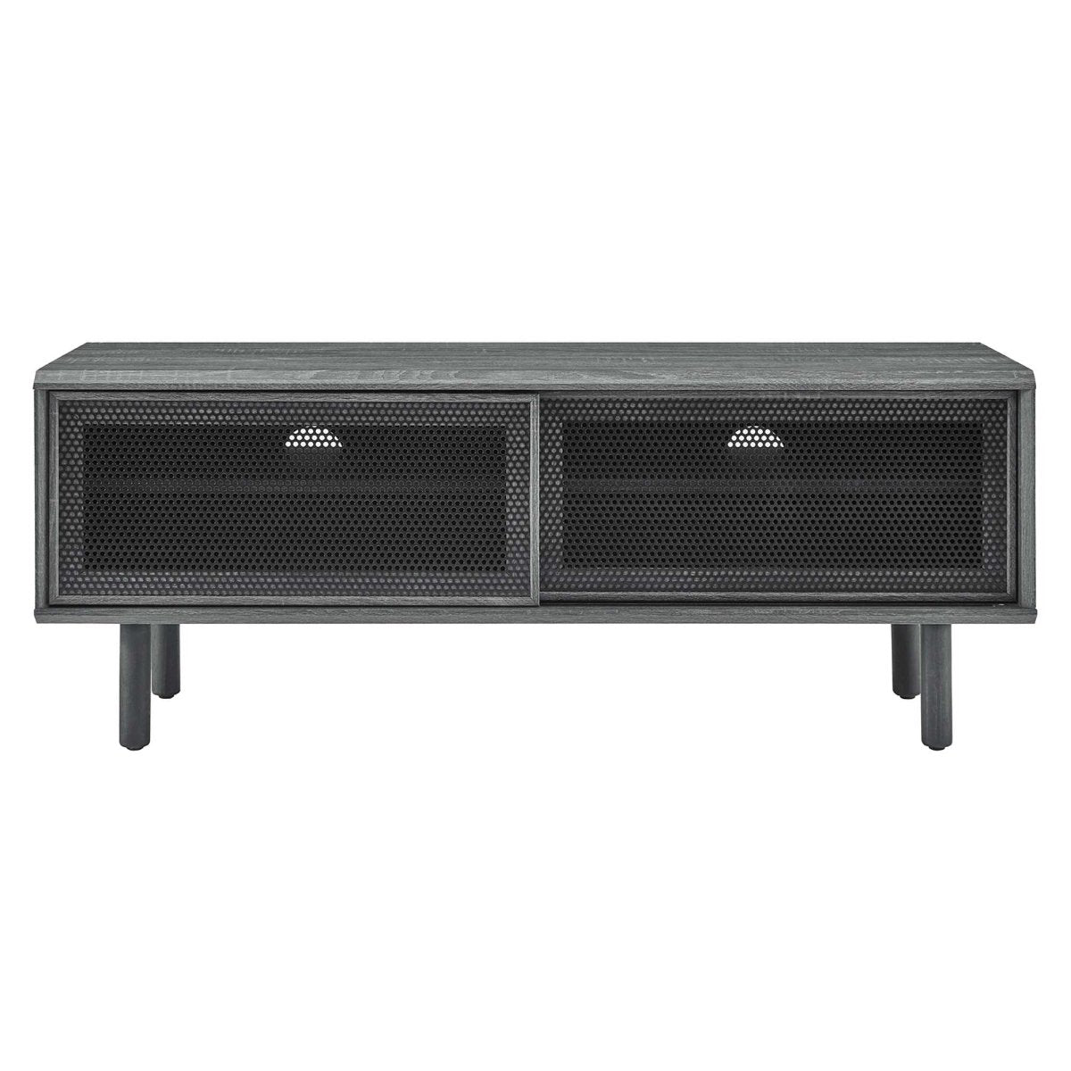 Modern Urban TV Stand with Mesh Sliding Doors 47 Inch - TV Stands available at Alpine Outlets in Denver