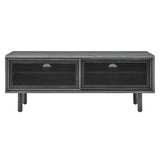 Modern Urban TV Stand with Mesh Sliding Doors 47 Inch - TV Stands available at Alpine Outlets in Denver