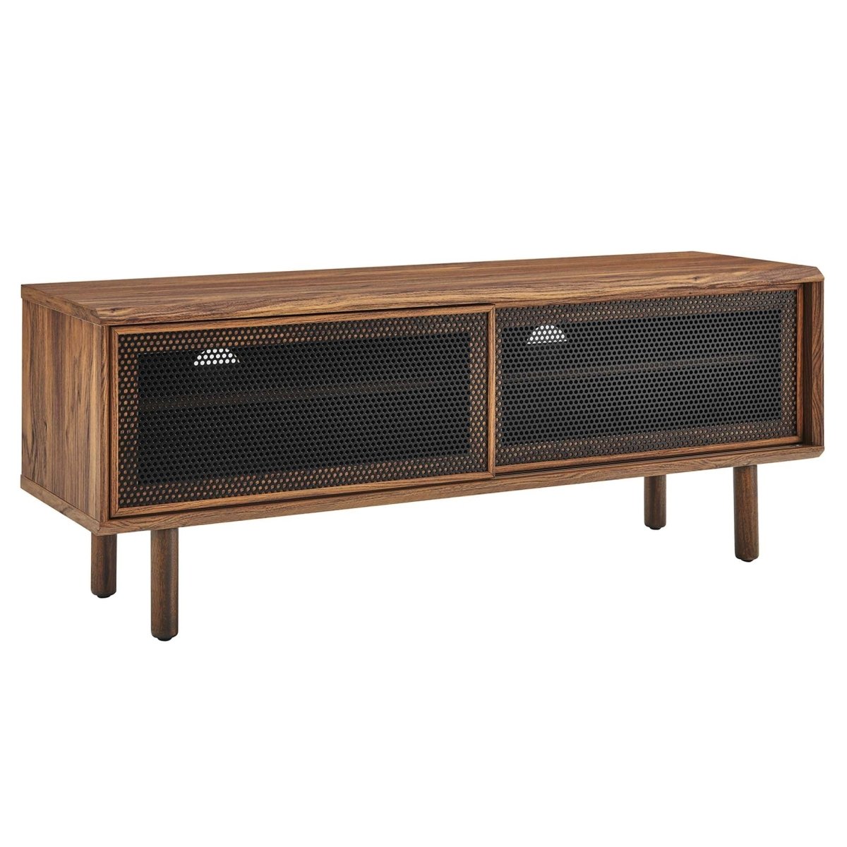 Modern Urban TV Stand with Mesh Sliding Doors 47 Inch - TV Stands available at Alpine Outlets in Denver