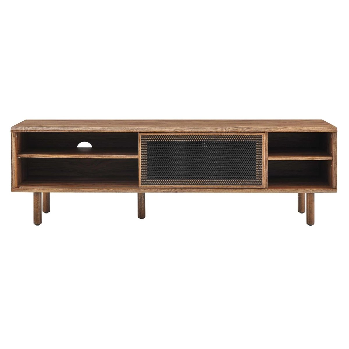 Modern Urban TV Stand with Mesh Sliding Doors 60 Inch - TV Stands available at Alpine Outlets in Denver