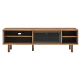Modern Urban TV Stand with Mesh Sliding Doors 60 Inch - TV Stands available at Alpine Outlets in Denver