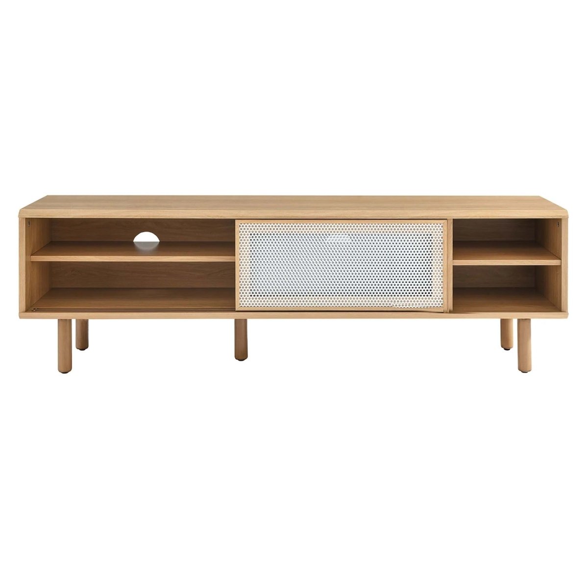 Modern Urban TV Stand with Mesh Sliding Doors 60 Inch - TV Stands available at Alpine Outlets in Denver