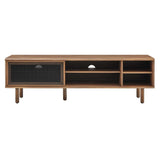 Modern Urban TV Stand with Mesh Sliding Doors 60 Inch - TV Stands available at Alpine Outlets in Denver
