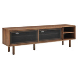 Modern Urban TV Stand with Mesh Sliding Doors 60 Inch - TV Stands available at Alpine Outlets in Denver