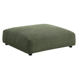 Modular Corduroy Upholstered Ottoman – Large Square 45 Inch - Ottomans available at Alpine Outlets in Denver