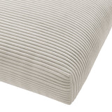 Modular Corduroy Upholstered Ottoman – Large Square 45 Inch - Ottomans available at Alpine Outlets in Denver