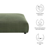 Modular Corduroy Upholstered Ottoman – Large Square 45 Inch - Ottomans available at Alpine Outlets in Denver