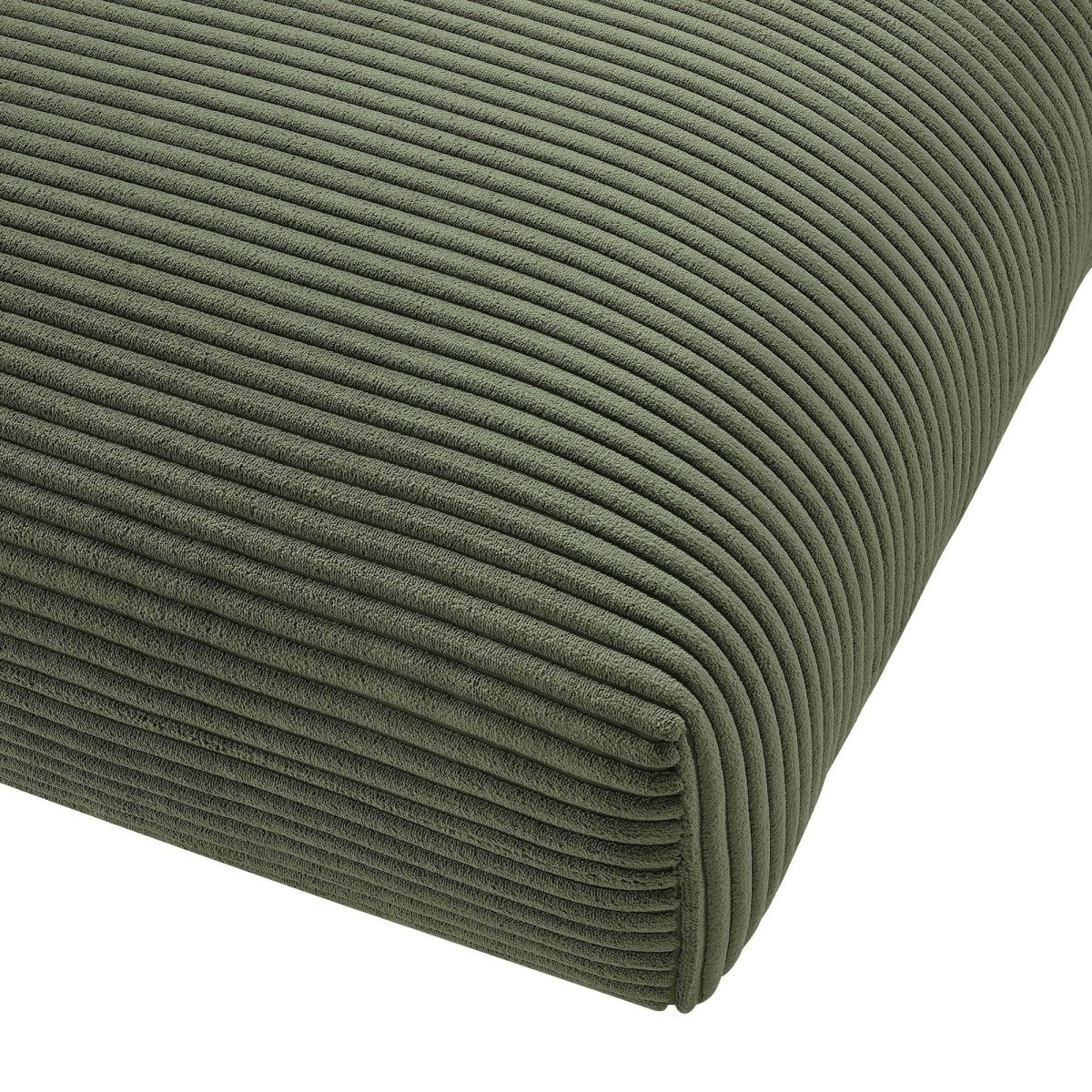 Modular Corduroy Upholstered Ottoman – Large Square 45 Inch - Ottomans available at Alpine Outlets in Denver
