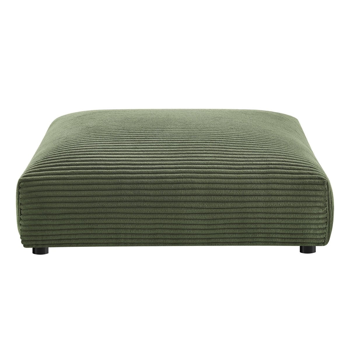 Modular Corduroy Upholstered Ottoman – Large Square 45 Inch - Ottomans available at Alpine Outlets in Denver