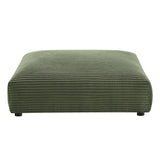 Modular Corduroy Upholstered Ottoman – Large Square 45 Inch - Ottomans available at Alpine Outlets in Denver