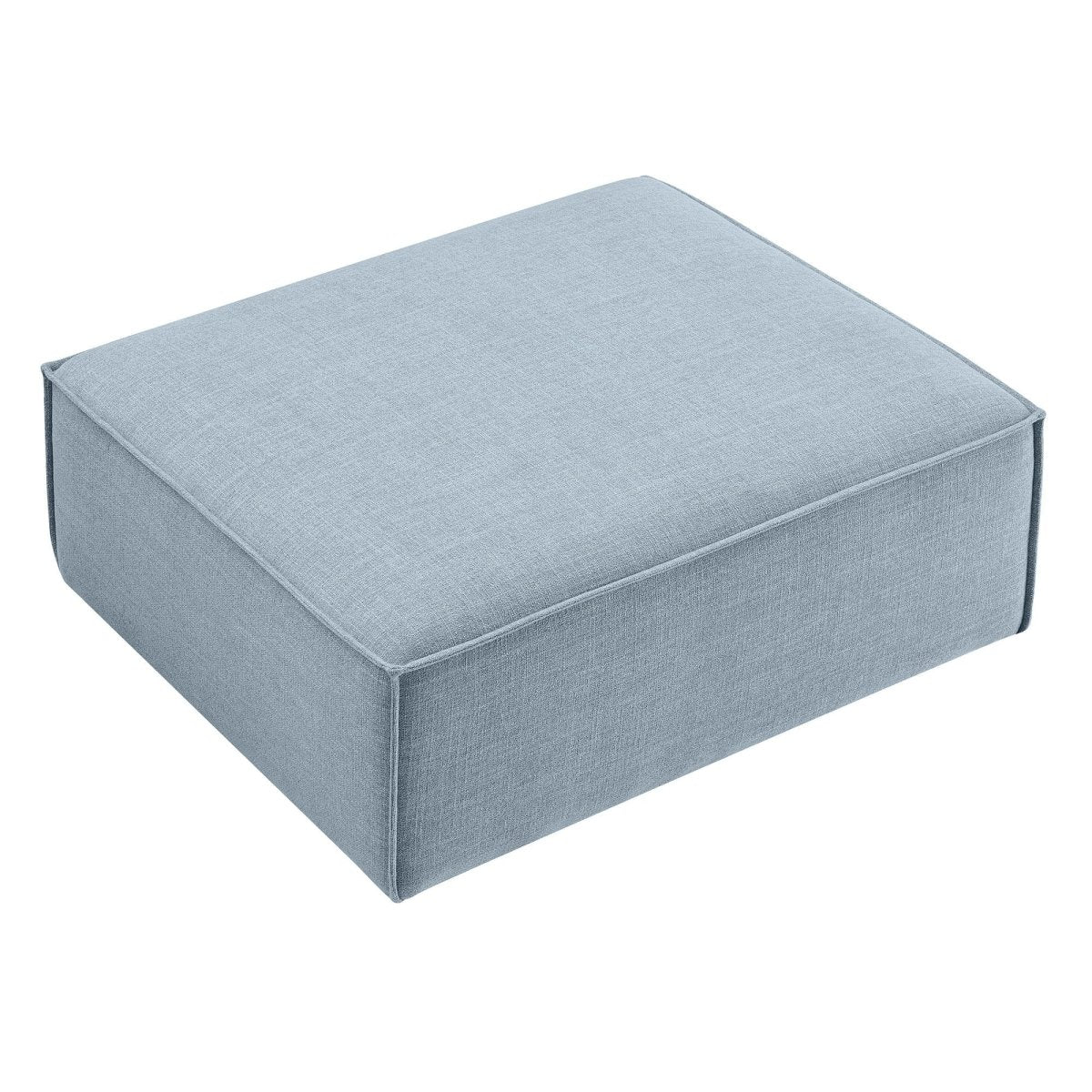 Modular Performance Fabric Ottoman with Piping – 41 Inch - Ottomans available at Alpine Outlets in Denver