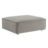 Modular Performance Fabric Ottoman with Piping – 41 Inch - Ottomans available at Alpine Outlets in Denver