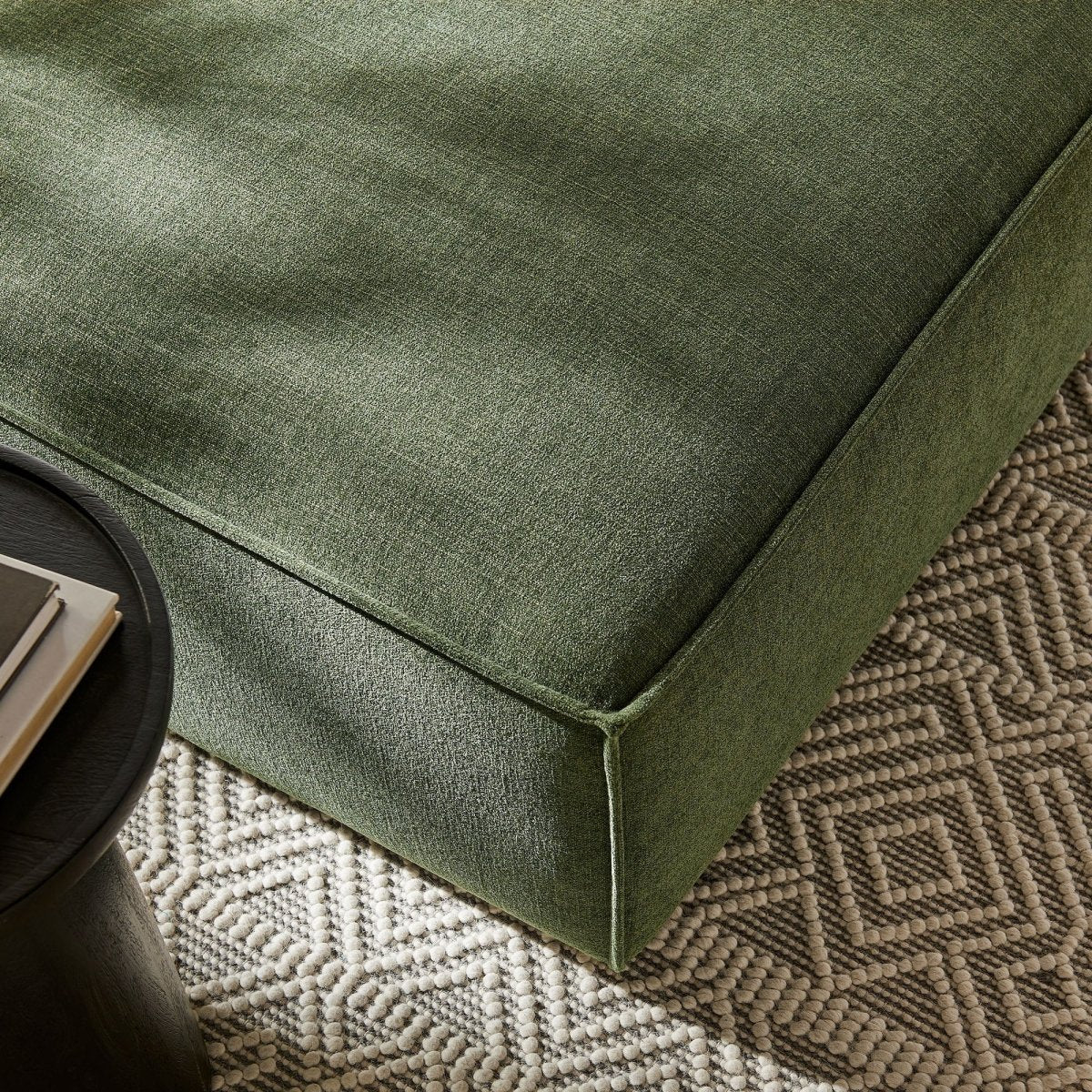 Modular Performance Fabric Ottoman with Piping – 41 Inch - Ottomans available at Alpine Outlets in Denver