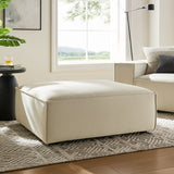 Modular Performance Fabric Ottoman with Piping – 41 Inch - Ottomans available at Alpine Outlets in Denver