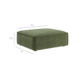 Modular Performance Fabric Ottoman with Piping – 41 Inch - Ottomans available at Alpine Outlets in Denver
