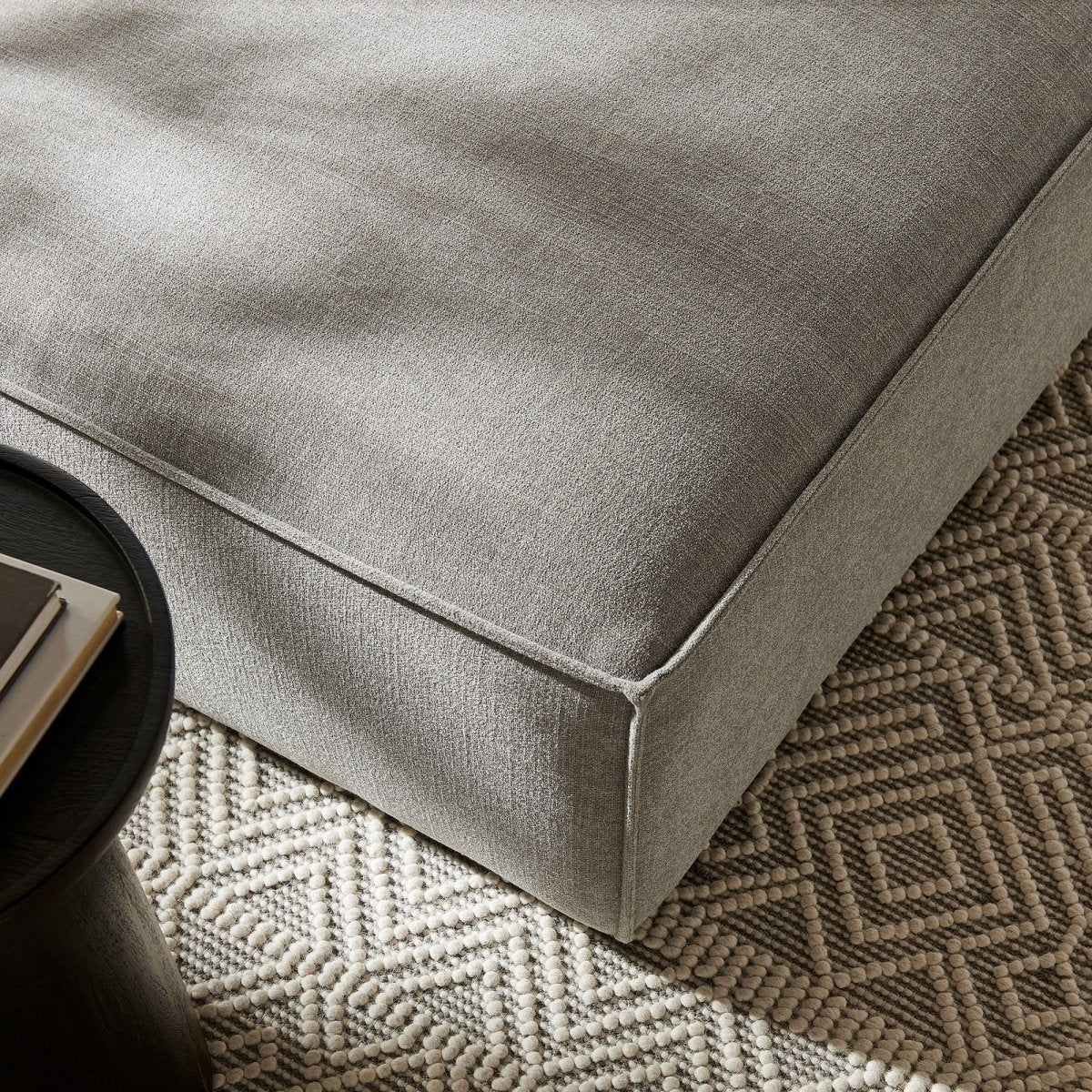 Modular Performance Fabric Ottoman with Piping – 41 Inch - Ottomans available at Alpine Outlets in Denver
