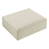 Modular Performance Fabric Ottoman with Piping – 41 Inch - Ottomans available at Alpine Outlets in Denver
