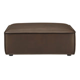 Modular Vegan Leather Ottoman with Piping – 41 Inch - Ottomans available at Alpine Outlets in Denver