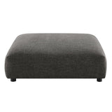 Modular Woven Fabric Upholstered Ottoman – Large Square 45 Inch - Ottomans available at Alpine Outlets in Denver