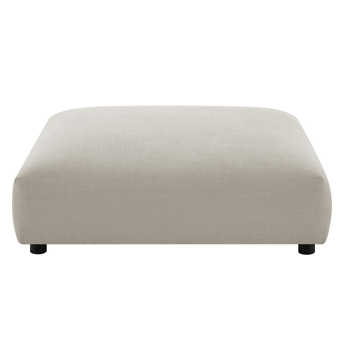 Modular Woven Fabric Upholstered Ottoman – Large Square 45 Inch - Ottomans available at Alpine Outlets in Denver