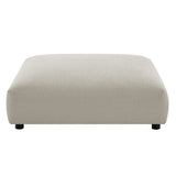 Modular Woven Fabric Upholstered Ottoman – Large Square 45 Inch - Ottomans available at Alpine Outlets in Denver