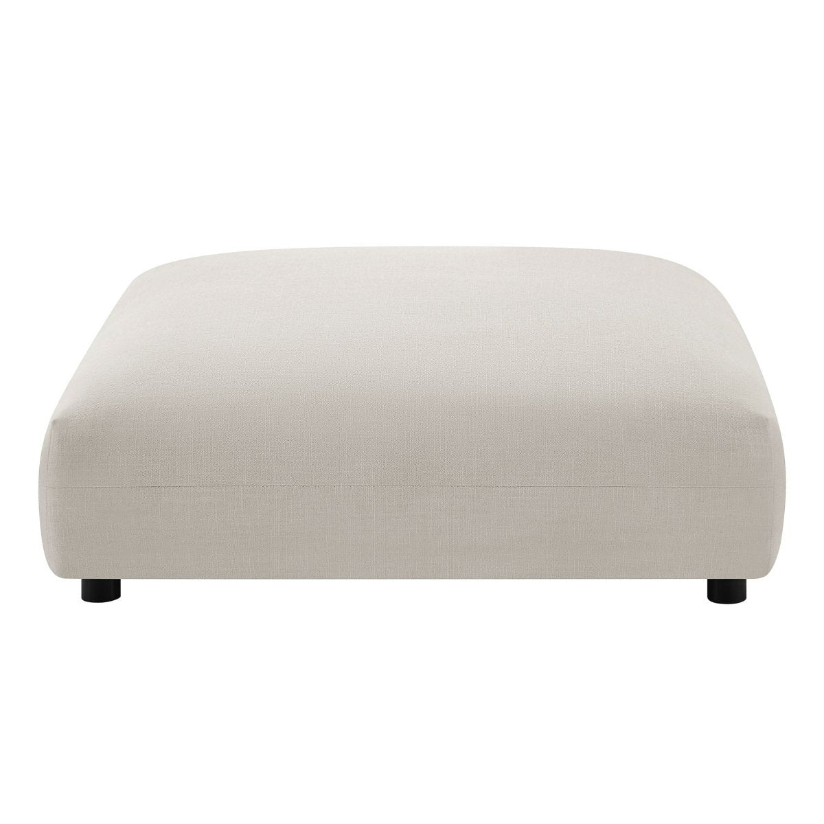 Modular Woven Fabric Upholstered Ottoman – Large Square 45 Inch - Ottomans available at Alpine Outlets in Denver