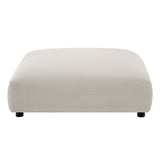 Modular Woven Fabric Upholstered Ottoman – Large Square 45 Inch - Ottomans available at Alpine Outlets in Denver