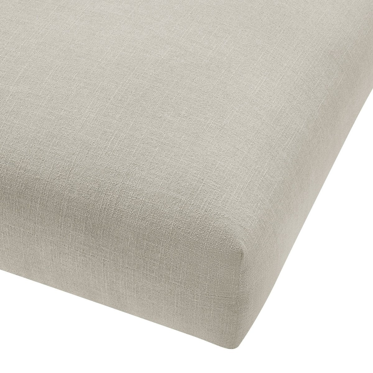Modular Woven Fabric Upholstered Ottoman – Large Square 45 Inch - Ottomans available at Alpine Outlets in Denver